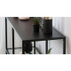 SIMP Four-Grid Metal Shelf W80xW120, Black SIMP Four-Grid Metal Shelf W80xW120, Black
